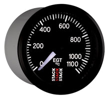 Load image into Gallery viewer, Autometer Stack 52mm 0-1100 Deg C Pro Stepper Motor Exhaust Gas Temp Gauge - Black
