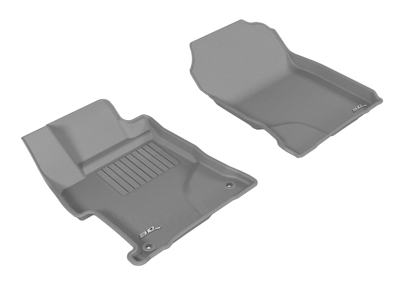 3D MAXpider 2014-2015 Honda Civic Sedan Kagu 1st Row Floormat - Gray