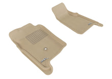 Load image into Gallery viewer, 3D MAXpider 1998-2011 Ford Ranger Regular Cab/Supercab Kagu 1st Row Floormat - Tan
