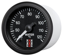 Load image into Gallery viewer, Autometer Stack 52mm 40-120 Deg C 1/8in NPTF Male Pro Stepper Motor Water Temp Gauge - Black
