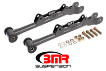 Load image into Gallery viewer, BMR 10-15 5th Gen Camaro Chrome Moly Non-Adj. Rear Lower Control Arms (Delrin) - Black Hammertone

