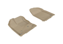 Load image into Gallery viewer, 3D MAXpider 2007-2014 Ford Edge Kagu 1st Row Floormat - Tan
