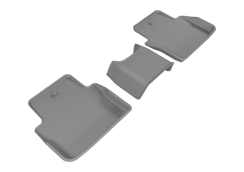 3D MAXpider 2015-2020 Acura TLX Kagu 2nd Row Floormats - Gray