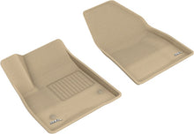 Load image into Gallery viewer, 3D MAXpider 20-21 Cadillac XT6 Kagu 1st Row Floormats - Tan
