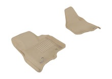 Load image into Gallery viewer, 3D MAXpider 2011-2012 Ford F-250/350/450 Supercab/Supercrew Kagu 1st Row Floormat - Tan
