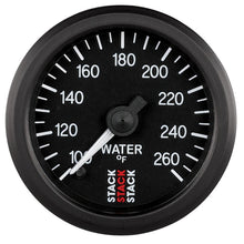 Load image into Gallery viewer, Autometer Stack 52mm 100-260 Deg F 1/8in NPTF Male Pro Stepper Motor Water Temp Gauge - Black
