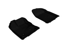 Load image into Gallery viewer, 3D MAXpider 2007-2014 Ford Edge Kagu 1st Row Floormat - Black
